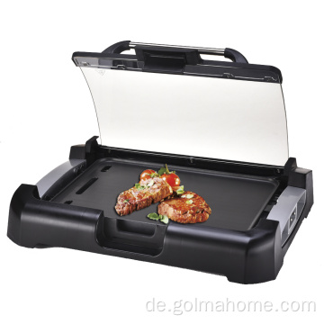 Selbst gemachter Antihaft-Brat-Pfanne elektrischer Grill-Pan rauchloser BBQ-Elektror Grill Pan Barbecue Elektror Grill